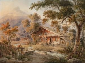 Hinteres Stockhorn, Cant. Bern by Johann Jakob Meyer