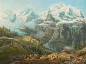 Monch Und Jungfrau Von Der Wengernalp Aus