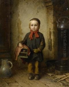 The Young Bird Seller by Meyer Georg von Bremen