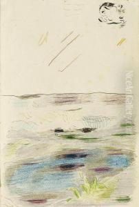 Der Bergsee by Otto Friedrich Meyer-Amden