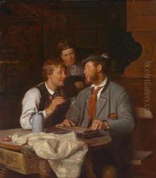 The Zither Player - view 1