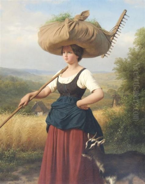 Returning From The Fields - view 1