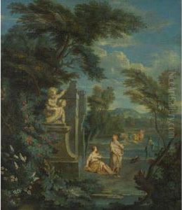 Classical Figures by Aelbert Meyeringh