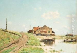 Zomerdag Aan Het Water by Isidore Meyers