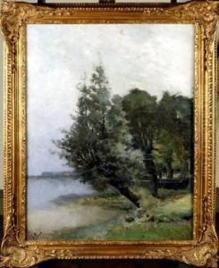 Au Bord De L'escaut by Isidore Meyers