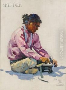 Seated Navajo Man