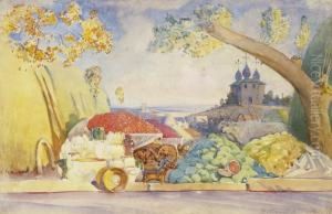 Marktszene In Der Ukraine