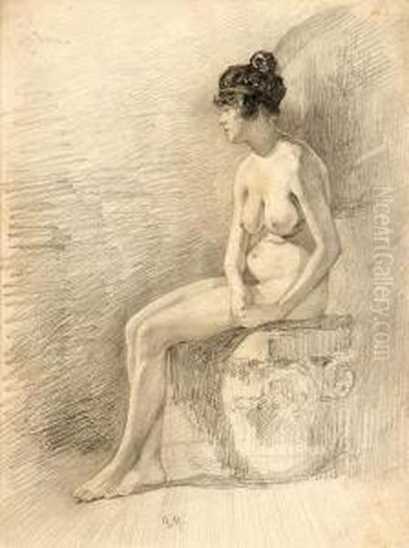 Nudo Di Donna Seduta - view 1