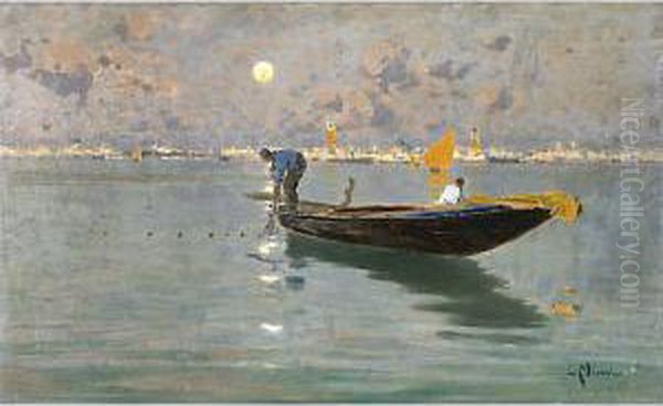 Pescatori Nel Golfo Di Venezia - view 1