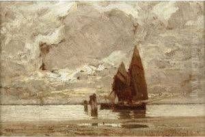 Pescatori In Laguna by Giuseppe Miceu