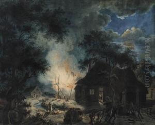 Fire In A Haystack - view 1
