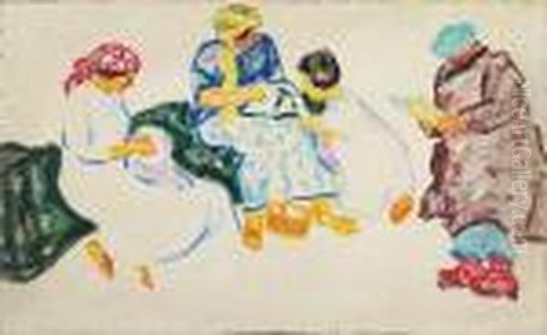 Figurengruppe (bauernfamilie) - view 1