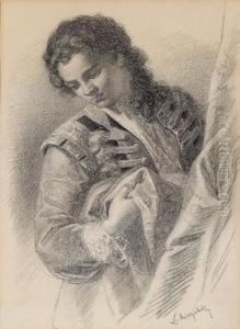 Dreiviertelportrat Eines Matadors by Ludwig Michalek