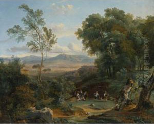 Landscape With A View Of Frascati - view 1