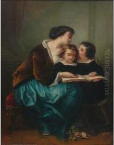 La Lecture by Hippolyte Michaud