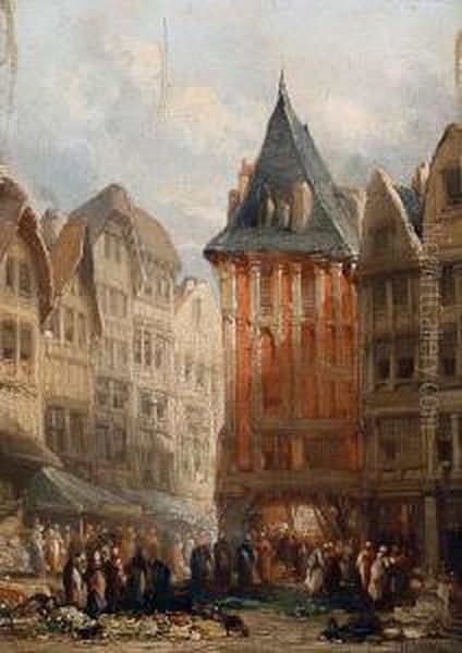 Continental Town Scene - view 1