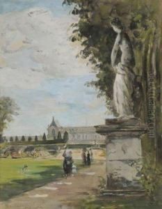 Versailles, Le Parc Du Chateau by Henri Michel-Levy