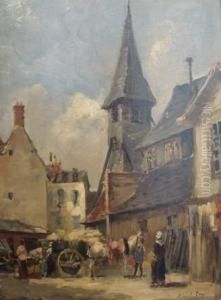 Honfleur by Henri Michel-Levy