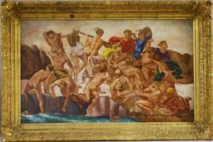 Judgment Scene by Michelangelo Buonarroti