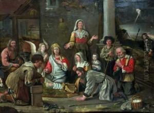 L'adoration Des Bergers by Jean Michelin