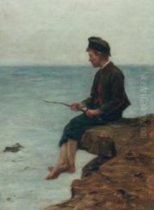 A Young Fisherman. by James Coutts Michie