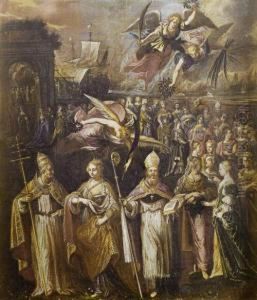 Saint Ursula With The Virgins