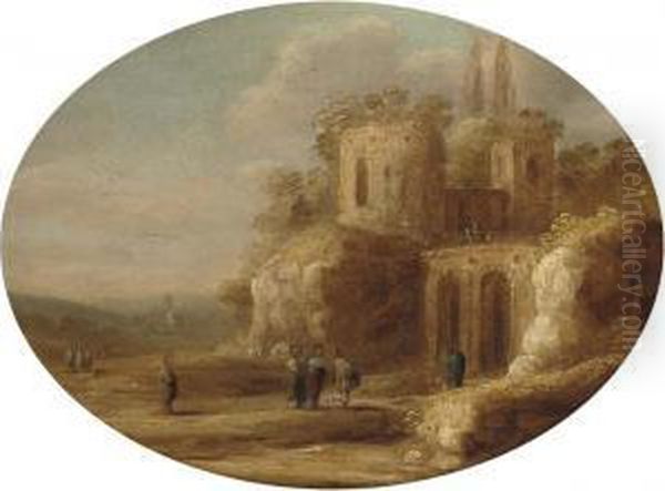 An Italianate Landscape With Christ Healing The Blind - view 1
