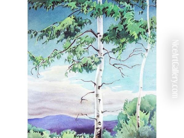 Vista With Trees - view 1