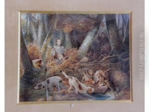 La Chasse Aux Sangliers by Emmanuel Adolphe Midy
