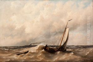 Ships On Choppy Waters by Rein Miedema