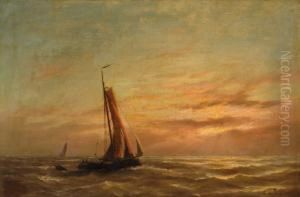 Fishing Boats Atsunset by Rein Miedema
