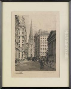 New York City Street Scene by Charles F. Mielatz