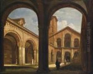 Milano, Il Cortile Di Sant'ambrogio