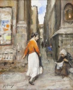 Vicolo Della Vecchia Napoli by Vincenzo Migliaro