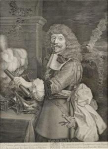 Portrait De Henri De Lorraine, Comte D'harcourt,dit Le Cadet A La Perle, Chevalier De L'ordre Du Saint - Esprit Etgrand Ecuyer De France