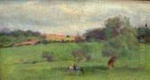 "les Paysage De Campagne Aeshes" by Lucien Mignon
