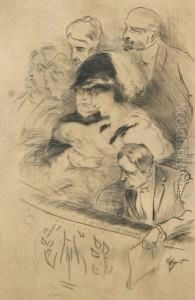 In Het Theater by Victor Mignot