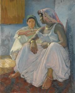 Deux Femmes Berberes by Jules Migonney
