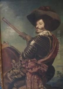 Le Duc D'olivares, D'apres Velasquez by Jules Migonney