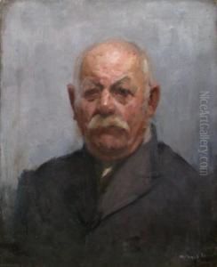 Portretde Batrn by Ion Mihail