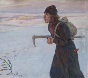 The Monk by Aleksei Mikhailovich Korin