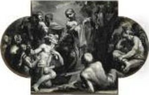San Francesco Saverio Converte Gli Indigeni by Aureliano Milani