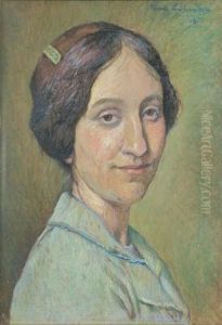 Femme A La Barrette by Charles Milcendeau