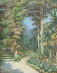 In The Garden Of The Villa Roseberry by Annie Stewart Miles