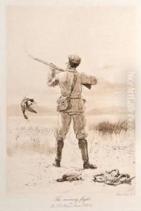The Wildfowler In Scotland by John Guille Millais