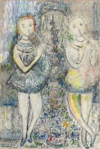 Dos Figuras by Manuel Ventura Millan