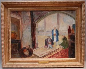 Orientalist Scene by Addison Thomas Millar