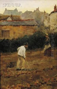 Planting Potatoes by Fred Millard