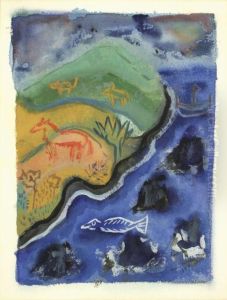 Bord De Mer Exotique Avec Des Animaux by Henry Miller