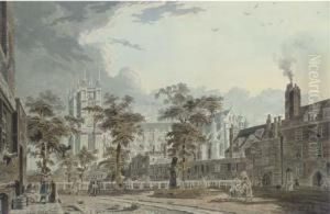 View Of Dean's Yard, Westminster, London